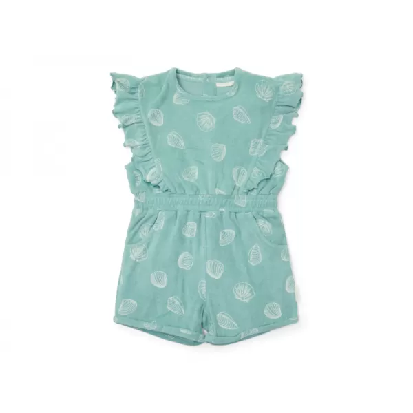 Little Dutch Overal letní Ocean Treasures Surf Blue vel. 86/92