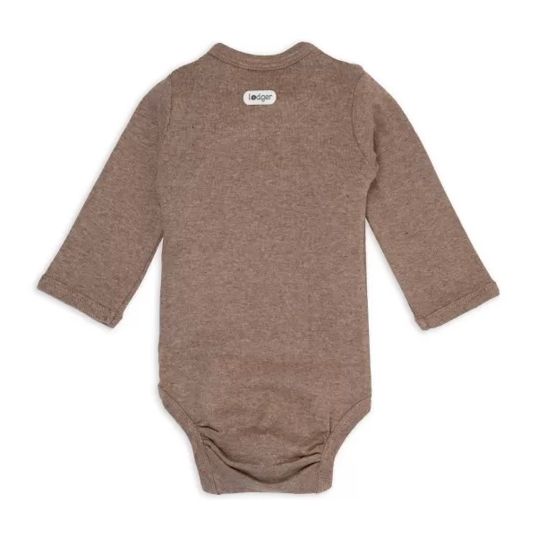 LODGER Body s dlouhým rukávem Melange Buffalo vel. 68