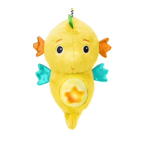 BABY EINSTEIN Hračka uklidňující se senzorem pláče mořský koník žlutý Sea Dreams Seahorse™ 0m+