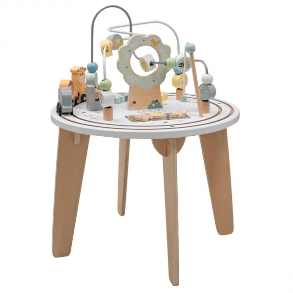 Baby Mix Dřevěný multifunkční stoleček Montessori