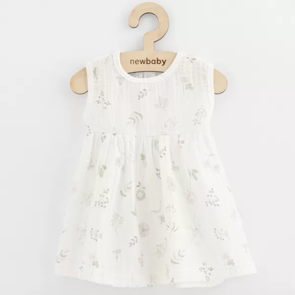 New Baby Kojenecké mušelínové šaty Zoe