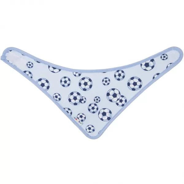 Akuku Dětský bryndáček-šátek 2 ks sova-srdíčka