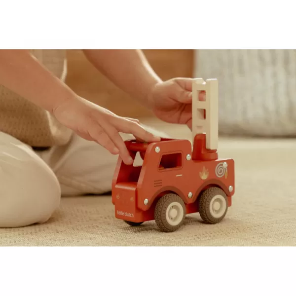Little Dutch Hasičské auto dřevěné