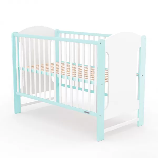 New Baby Dětská postýlka ELSA bílo-mátová