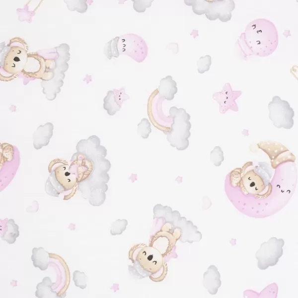 New Baby Dětská pěnová matrace STANDARD 120x60x6 cm koala