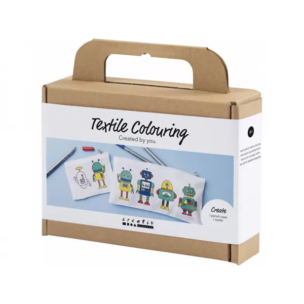 Kreativní sada Mini Craft Kit Textile Colouring Robot