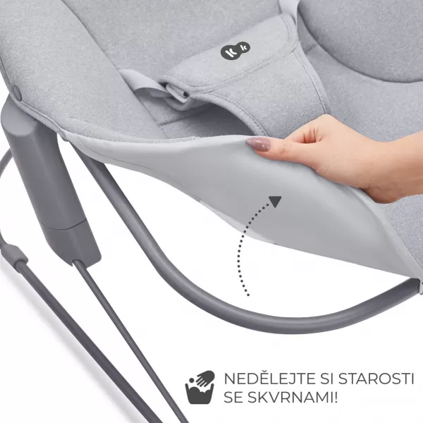 KINDERKRAFT Lehátko houpací Calmee Happy Shapes 0m+, do 9kg