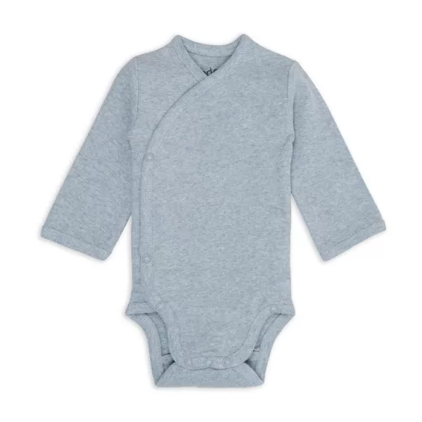 LODGER Body s dlouhým rukávem Melange Blue Fogg vel. 50