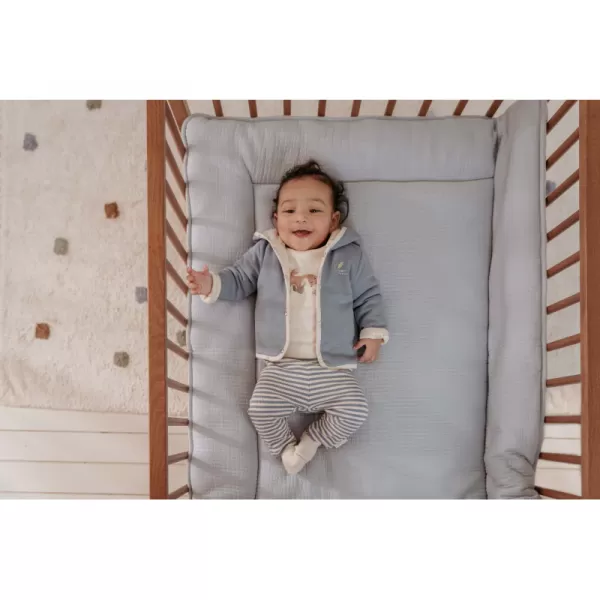 Little Dutch Kabátek oboustranný Stone Blue vel. 74