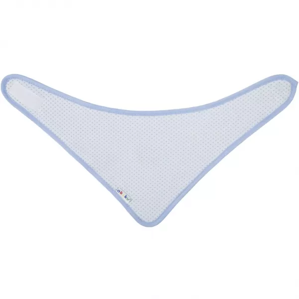 Akuku Dětský bryndáček-šátek 2 ks sova-srdíčka