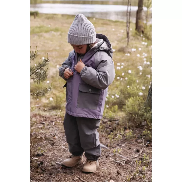 LEOKID Bunda Lilac Gray vel. 12 - 18 měsíců (vel. 80)