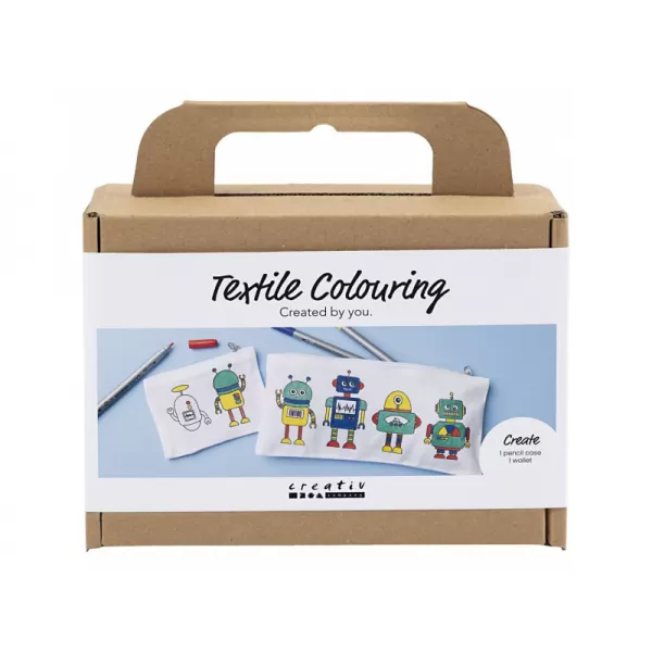 Kreativní sada Mini Craft Kit Textile Colouring Robot
