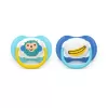 Philips AVENT Šidítko Ultra air obrázek 6-18m chlapec, 2ks