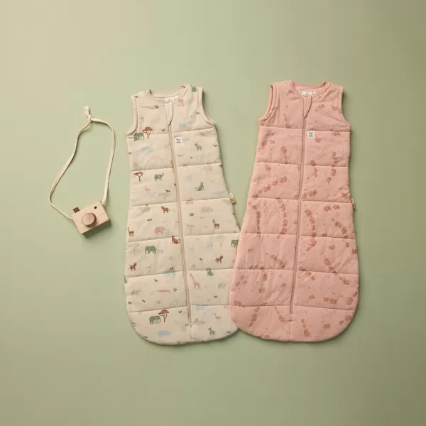 ERGOPOUCH Vak na spaní organická bavlna Jersey Elephant Parade 3-12 m, 6-10 kg, 2,5 tog