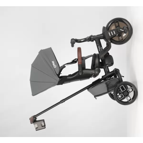 QPLAY Tříkolka Comfo Max, 8 v 1, věk 10-72 měsíců