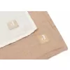 Jollein Pleny zavinovací 2ks 115x115 cm Biscuit / Ivory