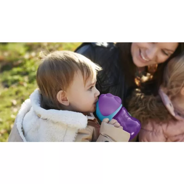 Philips AVENT Hrneček s ohebným brčkem 200 ml +dárek PETITE&MARS Miska 6m+