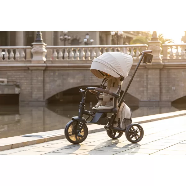 QPLAY Tříkolka Comfo Max, 8 v 1, věk 10-72 měsíců