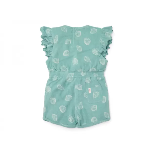 Little Dutch Overal letní Ocean Treasures Surf Blue vel. 86/92