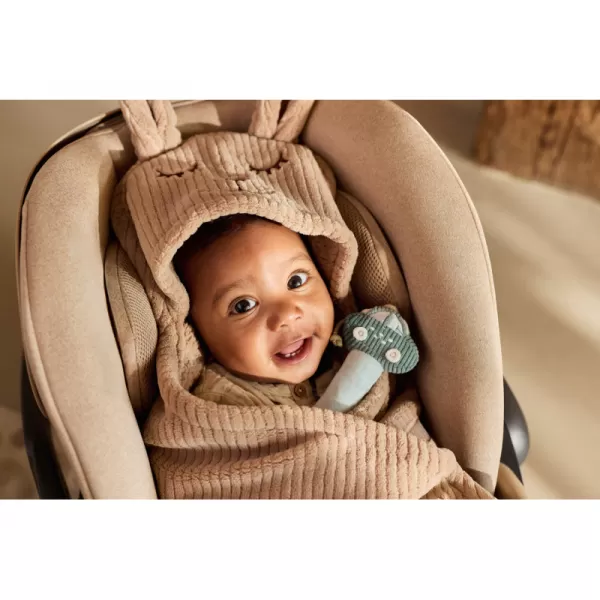 Jollein Zavinovačka králíček Cloudy Rib Milky Coffee