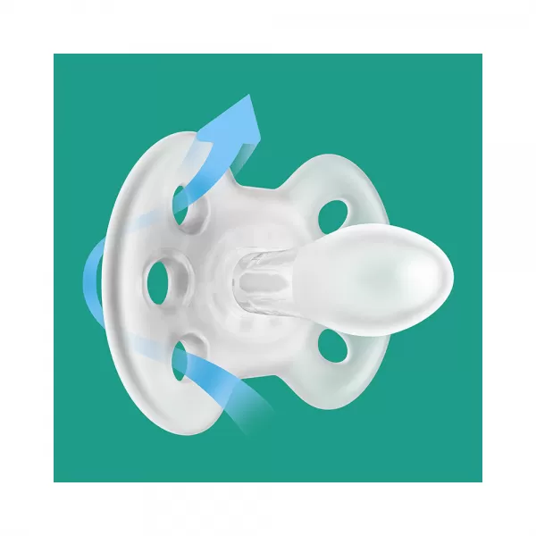 Philips AVENT Šidítko Ultrasoft Premium 18+m dívka, 2 ks