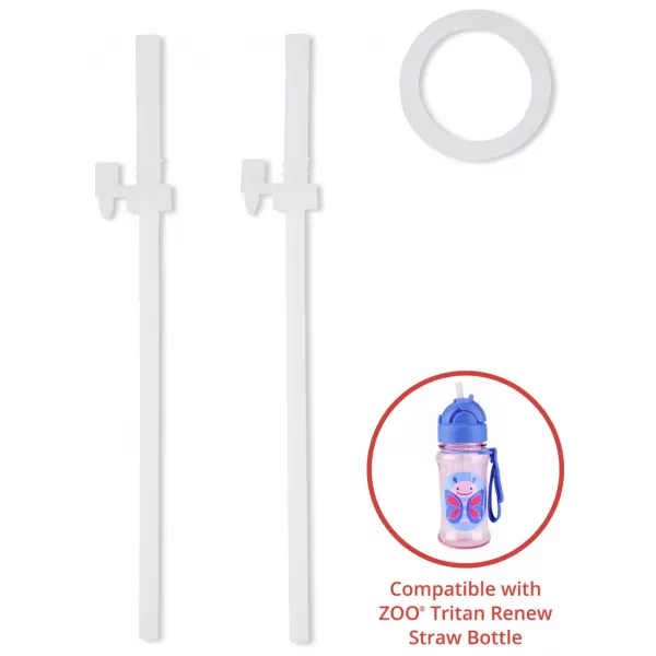 SKIP HOP Brčko náhradní do fľašky Zoo tritan 2ks