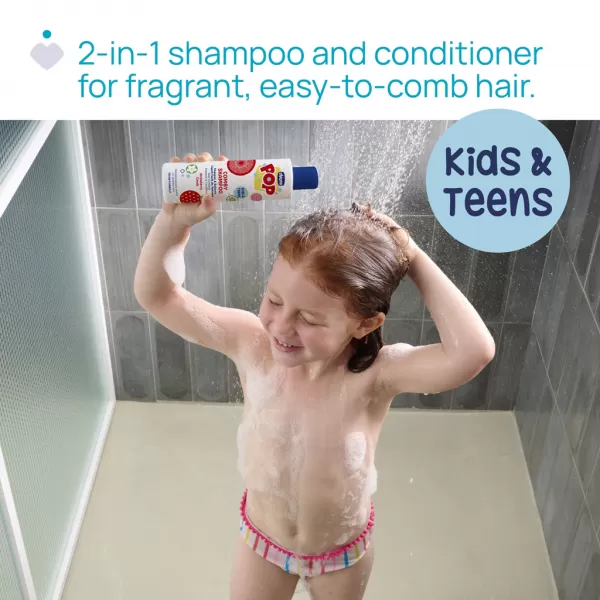 CHICCO Šampon a kondicionér Pop Comby Strawberry 250ml