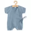 New Baby Kojenecký letní mušelínový overal blue