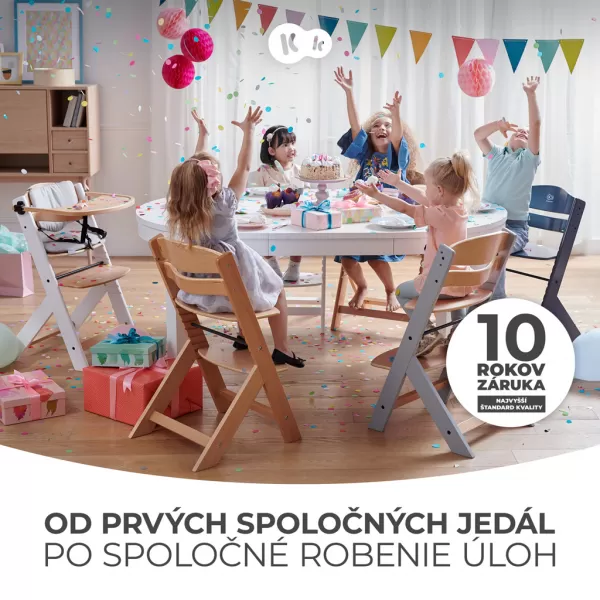 KINDERKRAFT Židlička jídelní Enock, Premium