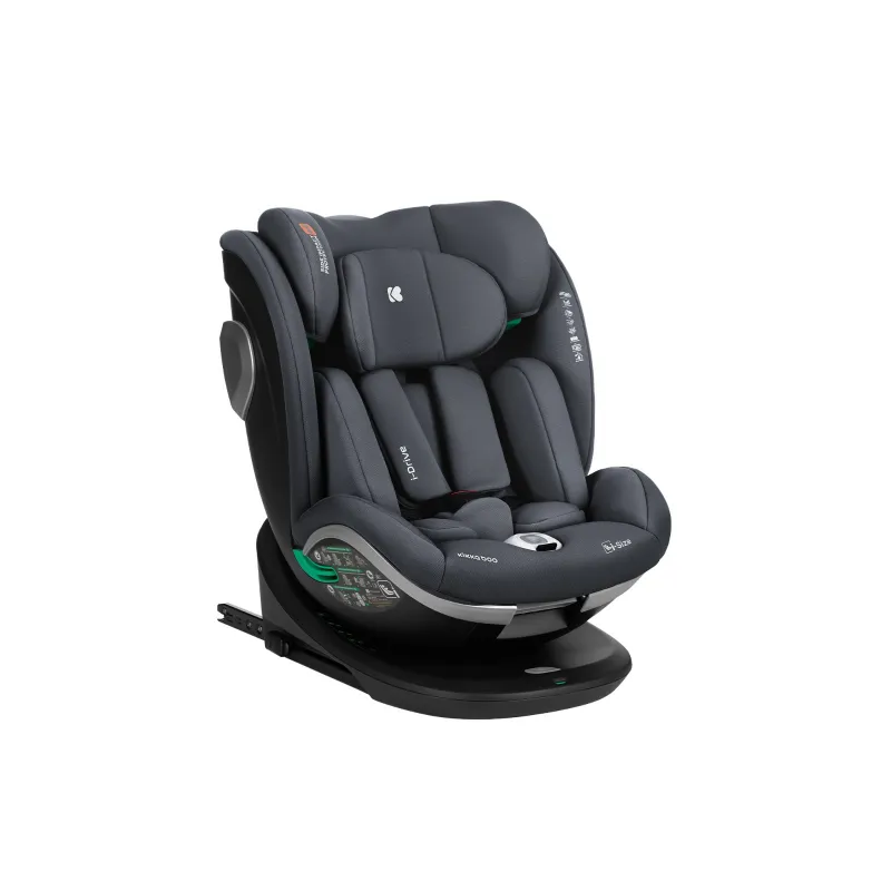 KikkaBoo Autosedačka 40-150 cm i-Drive i-SIZE Dark Grey