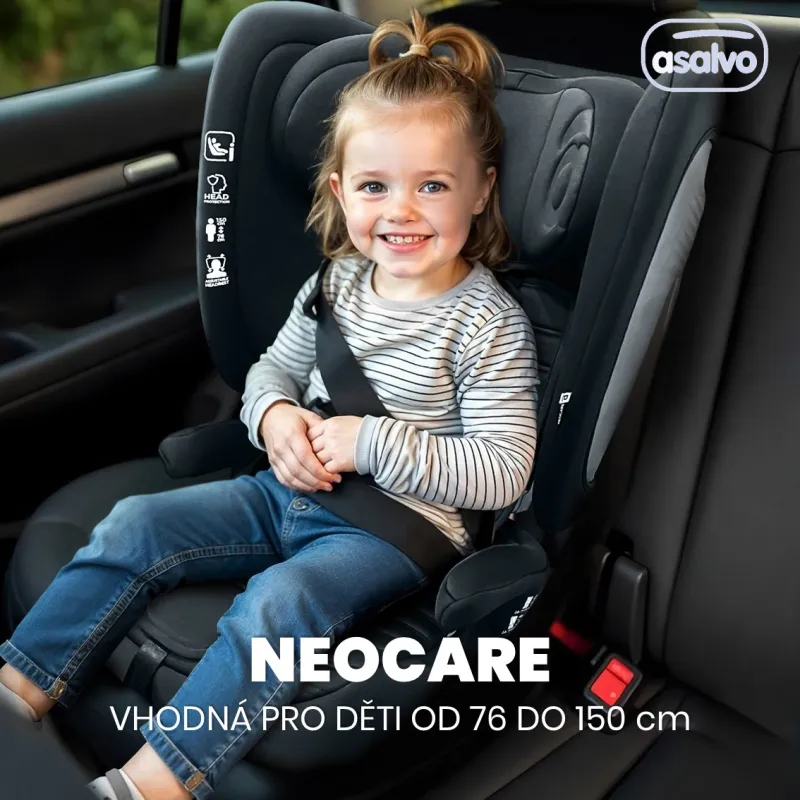 Asalvo NEOCARE iSize sklápěcí autosedačka 76-150