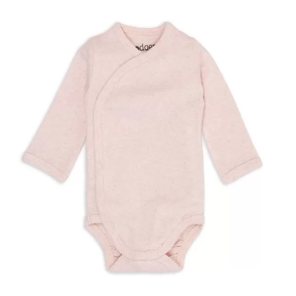 LODGER Body s dlouhým rukávem Melange Tan vel. 80