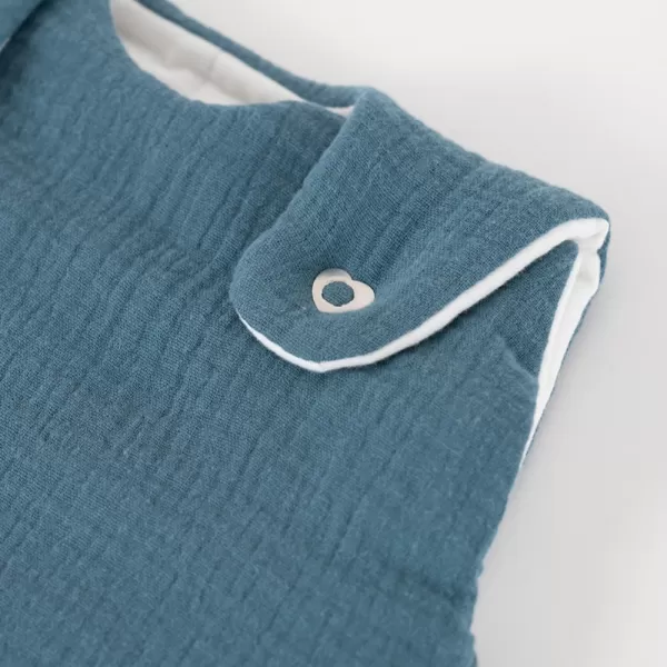 TRÄUMELAND Vnější spací pytel Liebmich Musselin Jeansblau 56/62
