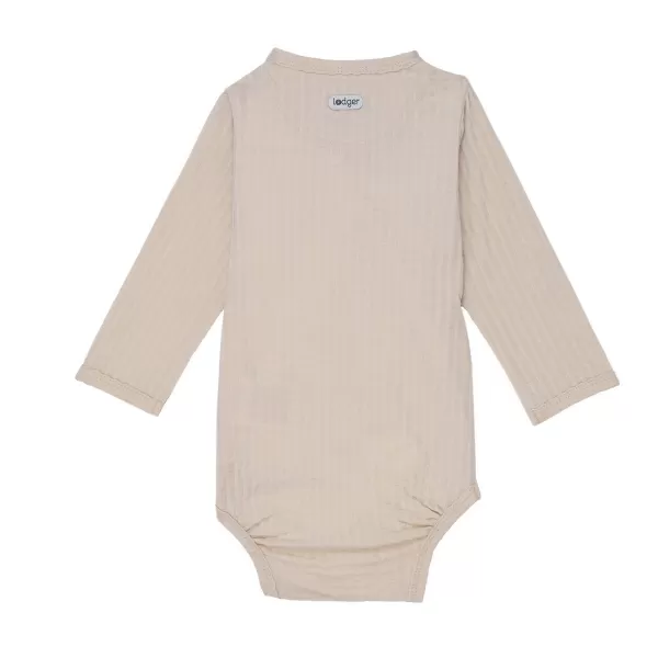 LODGER Romper LS Seersucker Birch 68