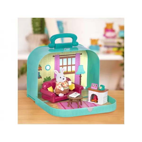 Li‘l Woodzeez Sada v kufříku Obývací pokoj