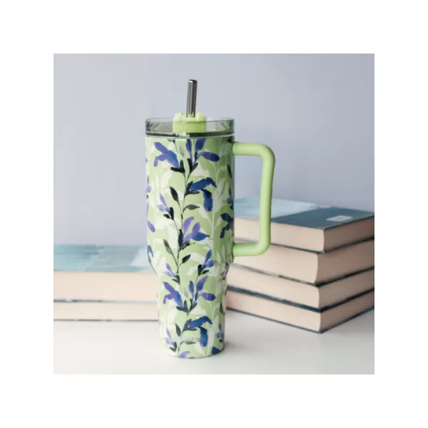 Quokka Nerezový termohrnek s brčkem Stream 1200 ml