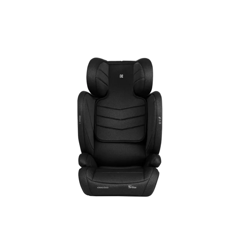 KikkaBoo Autosedačka 100-150 cm i-Stand i-SIZE Black