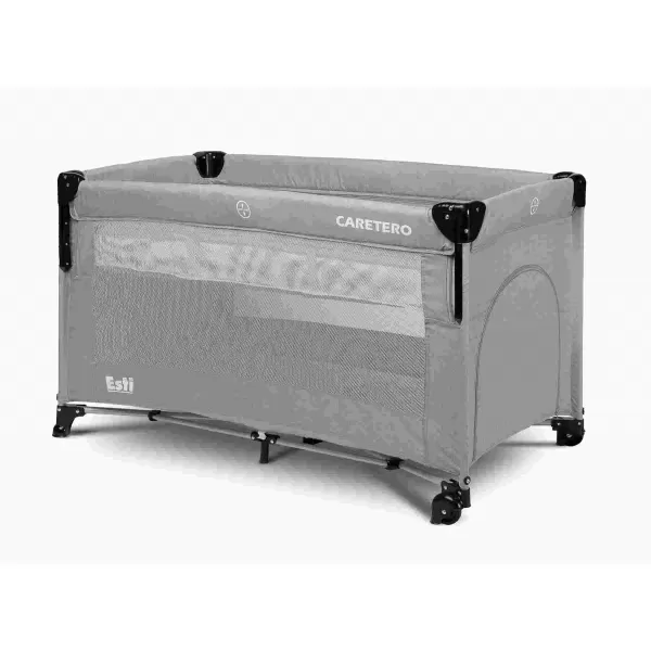 Caretero Cestovní postýlka Esti grey