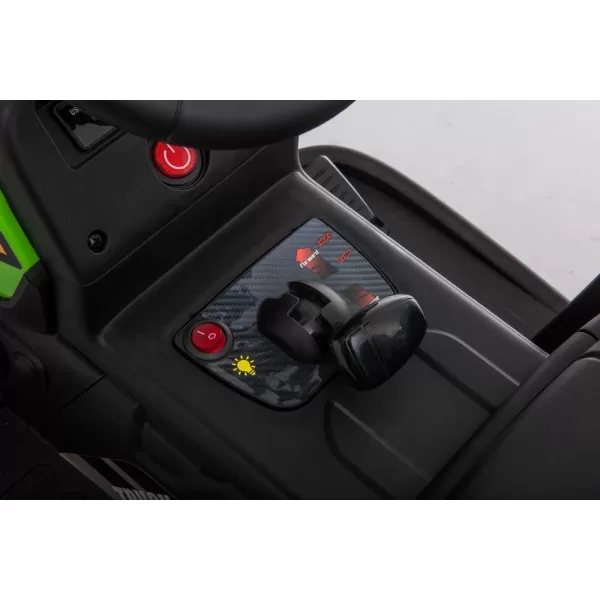 Baby Mix Elektrický traktor Erick s dálkovým ovladačem zelený