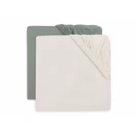 Jollein Prostěradlo napínací 120x60 cm 2 ks