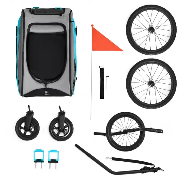 KINDERKRAFT Vozík 3v1 Nava