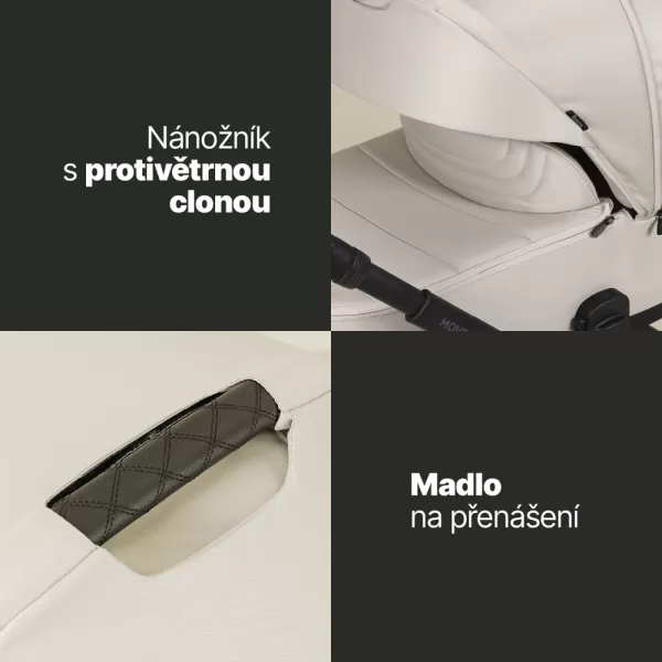 Zopa Set kočárek Move Cross 5 + hluboká korba Move XL 5 + autosedačka XM dle vlastního výběru