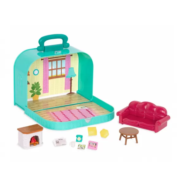 Li‘l Woodzeez Sada v kufříku Obývací pokoj