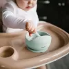 BABYONO Miska silikonová s přísavkou - sage 6m+