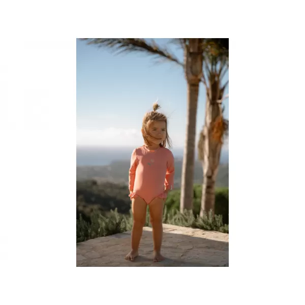 Little Dutch Plavky dlouhý rukáv Sunny Flowers Rouge vel. 98/104