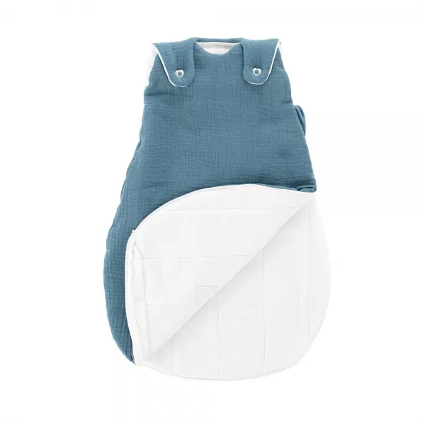 TRÄUMELAND Vnější spací pytel Liebmich Musselin Jeansblau 56/62