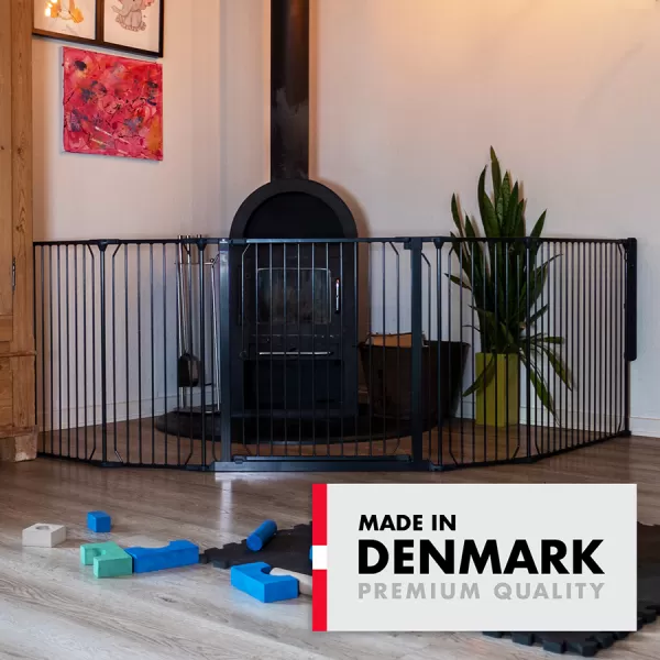 Baby Dan Univerzální prostorová zábrana BabyDan Carl XX Wide, černá