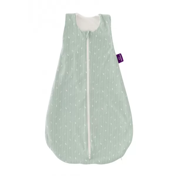 TRÄUMELAND Spací pytel GOTS Liebmich Blätter mint 70
