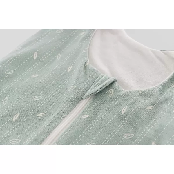 TRÄUMELAND Spací pytel GOTS Liebmich Blätter mint 70