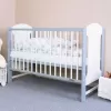 New Baby Dětská postýlka ELSA bílo-šedá